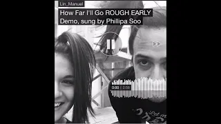 Phillipa Soo sings How far I’ll go (early version)