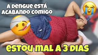 ESTOU MAL A DENGU& ESTÁ ME DEIXANDO ASSIM😭 ERA PRA SER UM VLOG FELIZ