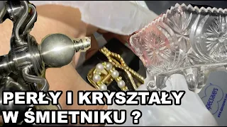 Perły kryształy Nie Uwierzycie Co Można Znaleść W Śmietniku Jest Bogato , Pełno Też Szmat