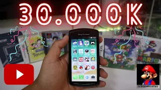 30K subs! -Sony Xperia Play con Android 4.1