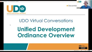 An Overview of the Charlotte UDO (UDO Virtual Conversations, Session 1 Dec. 2, 2021)