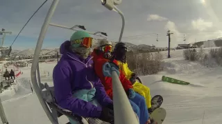 GoPro Hero 3 - Riding with the homies in Park City