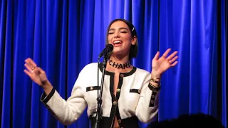 Dua Lipa live in LA performing "I'm Not The Only One" acoustic 9-28-18