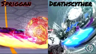 World Slash vs Flying Double Strike! Beyblade Burst Move Comparison