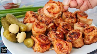 Вкусно, Как Шашлык! МЯСНЫЕ РУЛЕТИКИ (Мясные Пальчики) На Праздник!