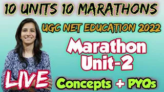 Marathon-2 Unit-2 | History, Politics & Economics of Education |UGC NET Education/SET | UGC NET 2022