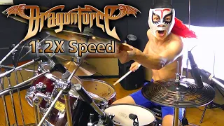 Through the Fire and Flames- 1.2X Speed - DragonForce - Drum Cover