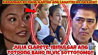 LUMUTANG na❗Julia Clarete❗ IBINULGAR ang TOTOONG BAHO ni Vic Sotto!!OMG!!