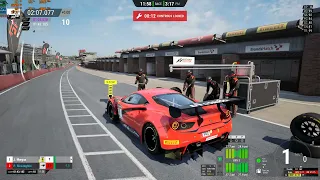 Funny pitlane glitch on Assetto Corsa Competizione