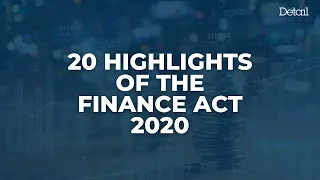 HIGHLIGHTS OF THE NEW NIGERIAN FINANCE ACT 2020