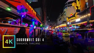 Sukhumvit Soi 4 Saturday Night Walk - Soi Na Na Tai | Virtual Walking Tour | Bangkok, Thailand