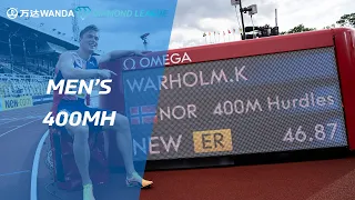 Karsten Warholm runs 46.87 for the 400m hurdles - Wanda Diamond League