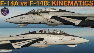 F-14A vs F-14B Tomcat: Speeds, Accelerations & Climb Rates (2021) | DCS WORLD