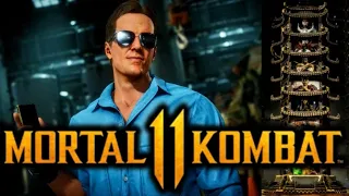 MK11 *JOHNNY CAGE KLASSIC MOVIE SKIN* KLASSIC TOWER GAMEPLAY!! (ENDING) LINDEN ASHBY