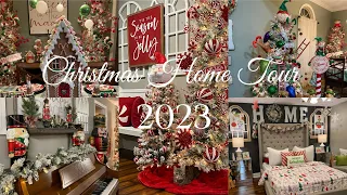 NEW!!! Christmas Home Tour 2023 | 34 Christmas Trees 🎄