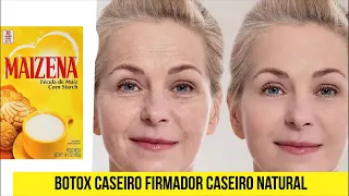 Botox Caseiro Natural Firmador para Pele Ajuda levantar pele com Maizena
