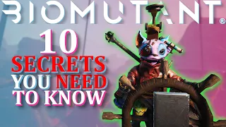 Biomutant 10 SECRETS You MUST Know - Secret MOUNTS & WEAPONS