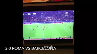 ROMA VS BARCELONA 3-0 Highlights and all goals