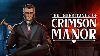 The Inheritance of Crimson Manor (Both Endings) - Walkthrough (gothic horror puzzle game)