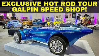 GALPIN AUTO SPORTS - HOT ROD GARAGE! GEORGE BARRIS' BATMOBILE & HIROHATA MERC + ED ROTH Kustoms!