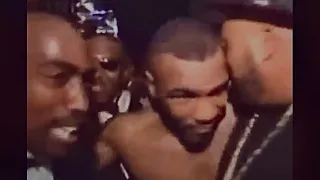 Mike Tyson hugs Tupac and Suge