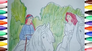 Disney Brave Coloring Book Videos For Kids Coloring Pages Learning Colors