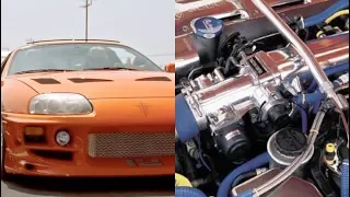 The Orange 1994 Toyota Supra - The Fast and the Furious