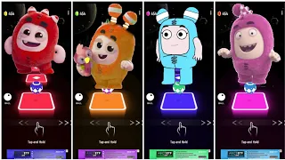 Oddbods Bubbles Vs Oddbods Newt Vs Oddbods Pogo Vs Oddbods Fuse | Tiles Hop EDM Rush