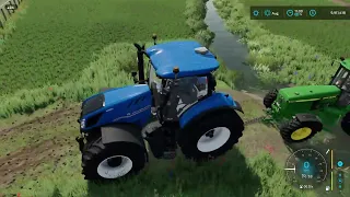 Tractor stuck in small cannel | Farming Simulator 22 | stuck series|