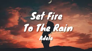 Alan Walker Style , Adele - Set Fire To The Rain (Lyrics) (Albert Vishi Remix)