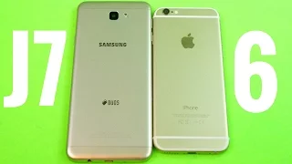 Samsung Galaxy J7 Prime vs iPhone 6!