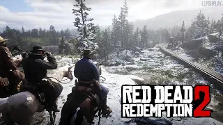 Red Dead Redemption 2 Ограбление поезда, миссия Кто, черт возьми, этот Левит Лорнуолл. Прохождение