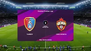 PES 2020 | Tambov vs CSKA Moscow - Russia Premier League | 15 September 2019 | Full Gameplay HD