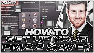 HOW TO SET UP YOUR FOOTBALL MANAGER 2022 SAVES!!! FOR LOWER/MID AND TOP END SYSTEMS!