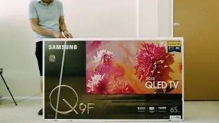 Samsung 2018 Q9F/ Q9FN QLED TV Unboxing + Picture Settings