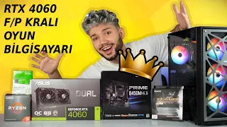 TÜRKİYE'NİN F/P KRALI RTX 4060 TOPLAMA OYUN BİLGİSAYARI