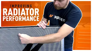 How does a Mishimoto radiator increase cooling performance?