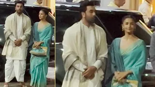 Ranbir Kapoor and Alia Bhatt Off To Ayodhya Ram Mandir | #rammandir #rammandirpranpratishtha