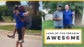 Man Surprises Military Best Friend After Three Years Apart