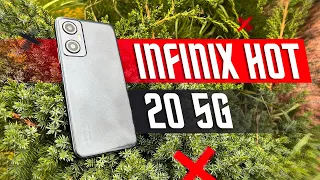 ИДЕАЛЬНЫЙ ЗА 12 600 Р ?🔥 СМАРТФОН INFINIX HOT 20 5G NFC Dimensiny 810 6 нм FHD +120 Гц  6,6`` 50 МП