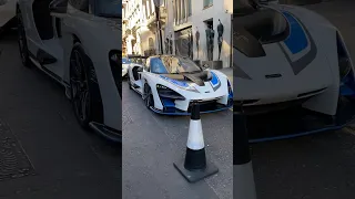 mclaren senna💙🤍 #mclaren #senna #car #supercar #london