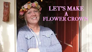 LET'S MAKE AN EASY DIY FLOWER CROWN🌻