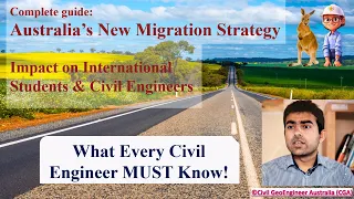 Australia’s Migration Strategy: International Students & Civil Engineers #civilengineer #australia