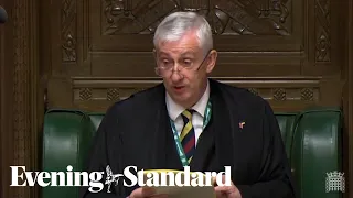 Speaker Sir Lindsay Hoyle wishes Boris Johnson luck on his final PMQs