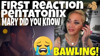 Pentatonix Mary, Did You Know REACTION | First Time Hearing | Just Jen Reacts to Pentatonix