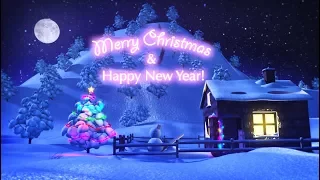 Merry Christmas and Happy New Year Animation Funny