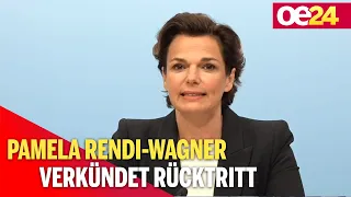 Pamela Rendi-Wagner verkündet Rücktritt