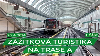 Prague Metro | Driver's eye view | Special ride on the ENTIRE line A | 81-71 | 20.4.2024 | Part 1