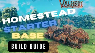 Valheim: The Homestead Starter Base (Build Guide, No Mods) for 2-4 players