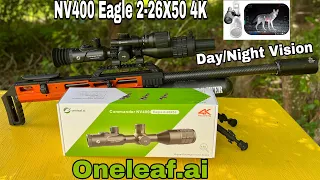 Commander NV400 Eagle 2-26X50 4K Digital Day/Night Vision(Unboxing & Review #airriflepcp